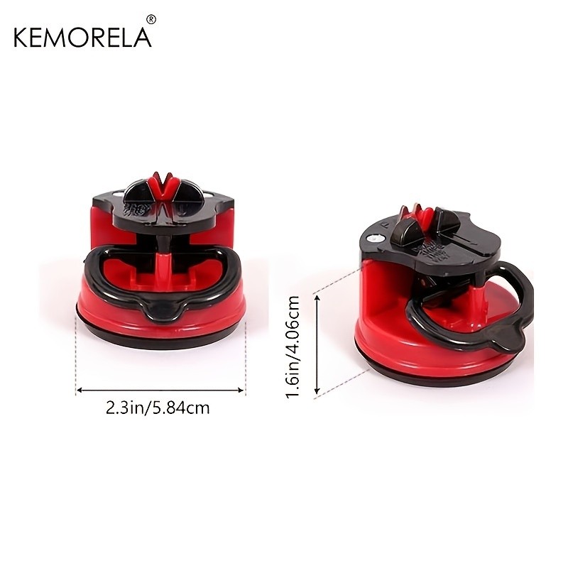 KEMORELA Knife Sharpener Safe Suction-Based Sharpening Tool for Chef & Damascus Knives