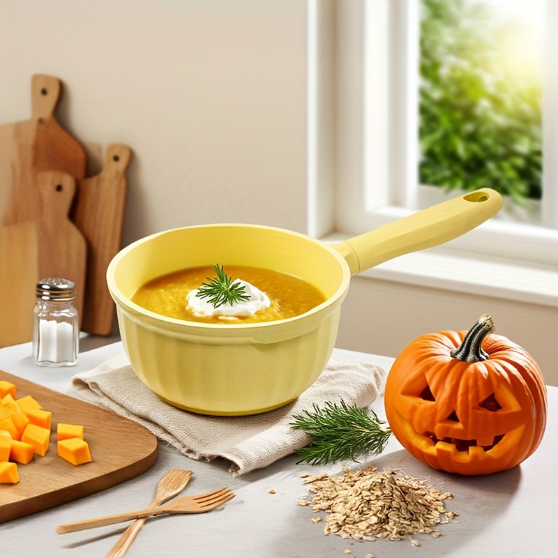 iWhale 18cm Nonstick Ceramic Pot with Glass Lid Even Heating, Easy Cleaning & Perfect Cooking for Everyday Meals