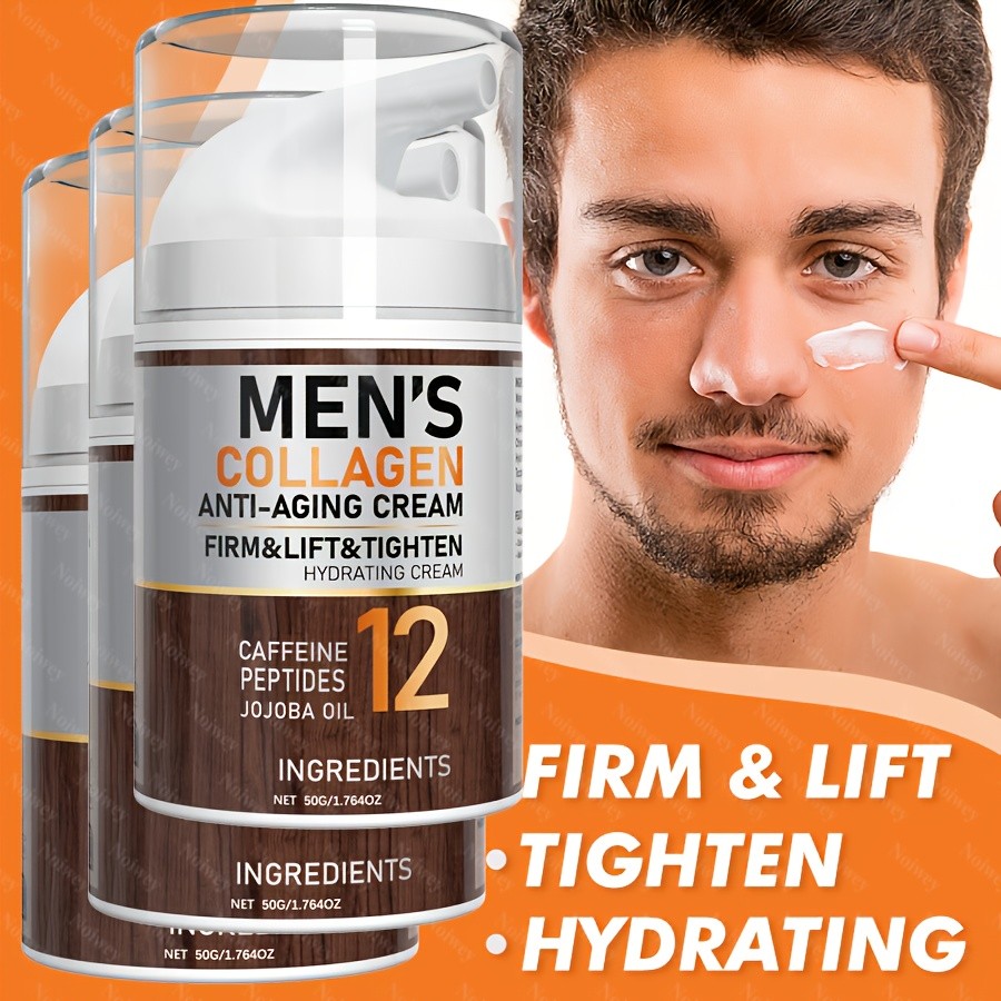 3pcs Mens Collagen Face Cream