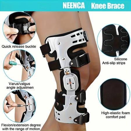 NEENCA Adjustable Knee Brace Strong Stabilisation for ACL, MCL & PCL Support