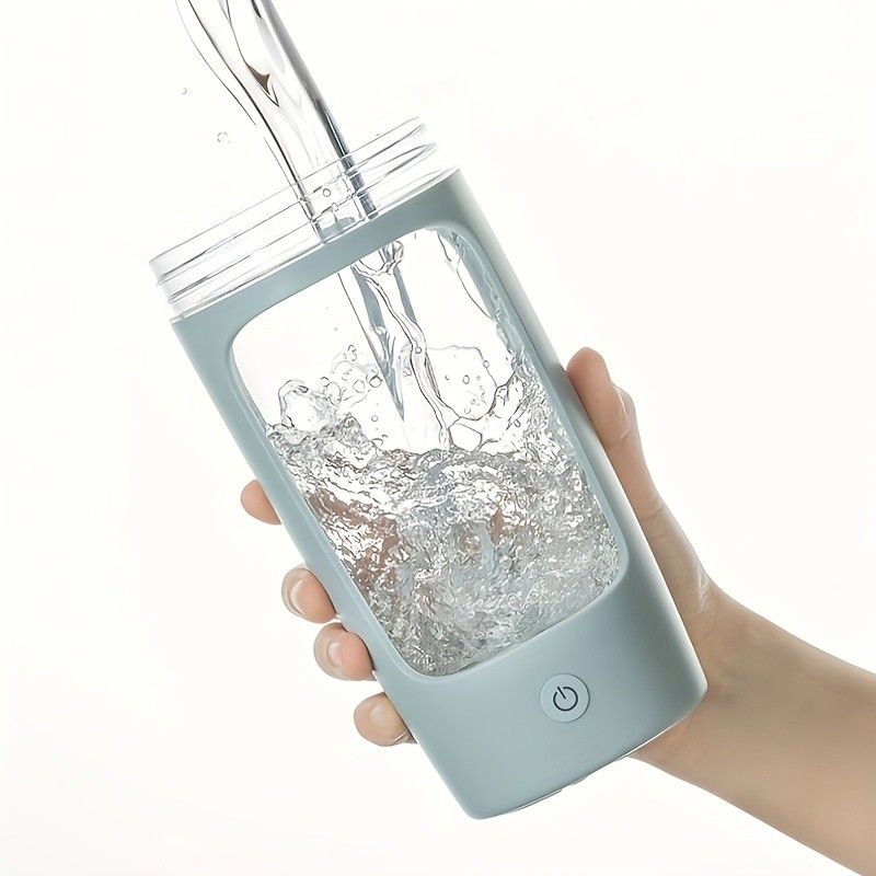 eQUra 650ml Automatic Blender Cup  USB Rechargeable One-Button Mixer for Protein & Coffee Powders with Gift-Ready Design