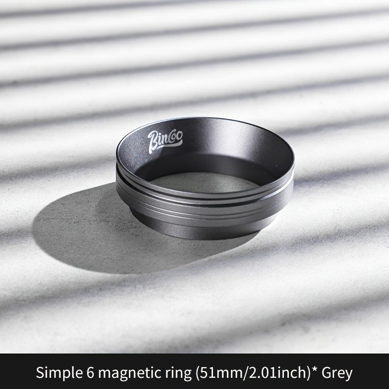 Bincoo Magnetic Espresso Dosing Funnel Anti-Static 51mm Portafilter Ring
