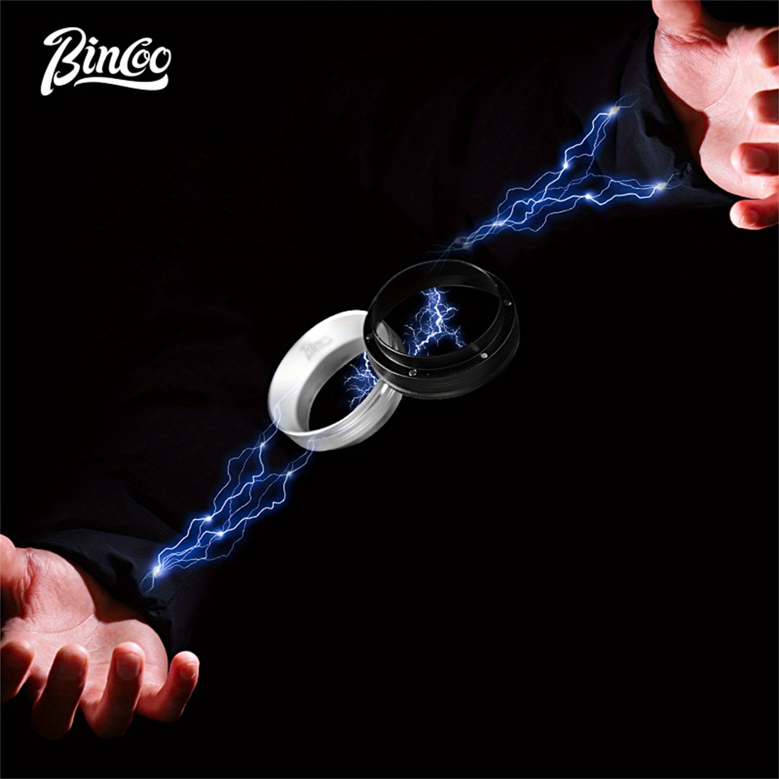 Bincoo Magnetic Espresso Dosing Funnel Anti-Static 51mm Portafilter Ring