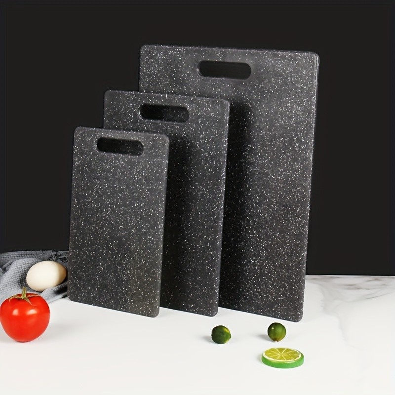 WIEZ 3pcs Home Cutting Board Set  Marble Pattern Chopping Boards for Everyday Kitchen Use