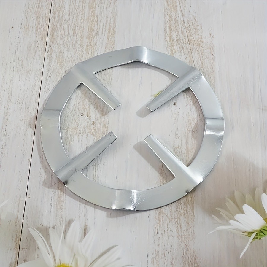 WIEZ Iron & Stainless Steel Gas Stove Reducer Stable Wok Stand and Burner Plate for Secure Cooking Control