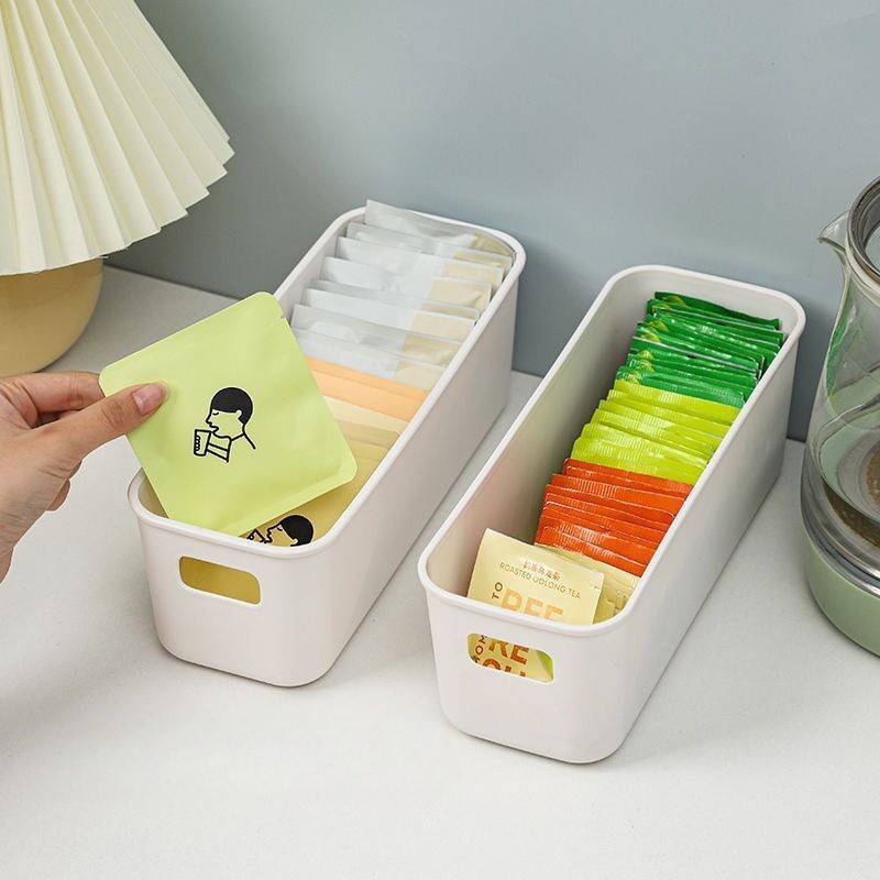 WIEZ Heavy-Duty 12-Piece Plastic Storage Box Set Stackable Clear-Front Organizers with Handles for Home & Office