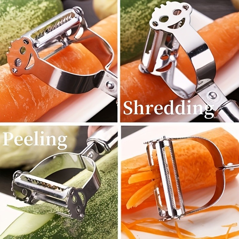 LDQ Stainless Steel Fruit & Potato Grater Versatile Manual Grating Tool for Home & Restaurant Kitchens