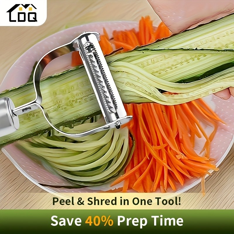 LDQ Stainless Steel Fruit & Potato Grater Versatile Manual Grating Tool for Home & Restaurant Kitchens