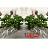 YIMUWN 10-Piece Miniature Model Tree Set 4.72" Vintage Tabletop Scenery Trees