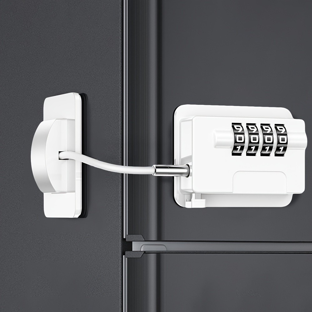 MCMLS Easy-Install Password Door Lock Set No-Drill Multi-Surface Security Solution for NZ Homes & Appliances