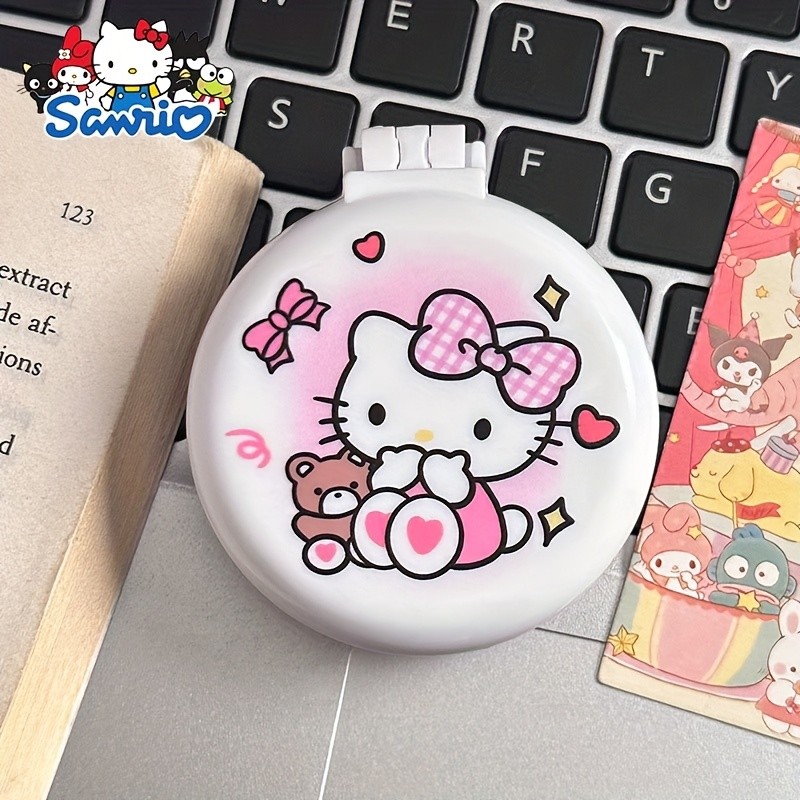Sanrio Hello Kitty Portable Mini Hair Comb with Mirror