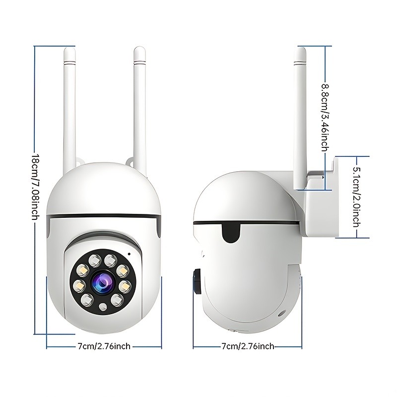 YIIYRY Wireless Indoor/Outdoor Security Camera