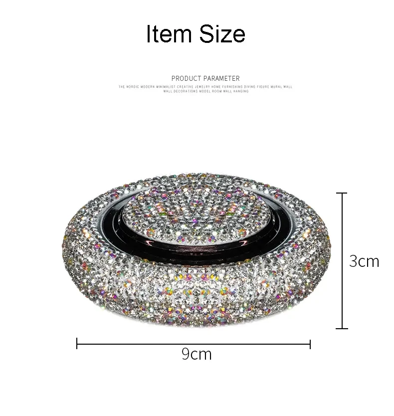 Crystal Diamond Car Air Freshener Perfume Accessories Car Decoration Solid Perfume