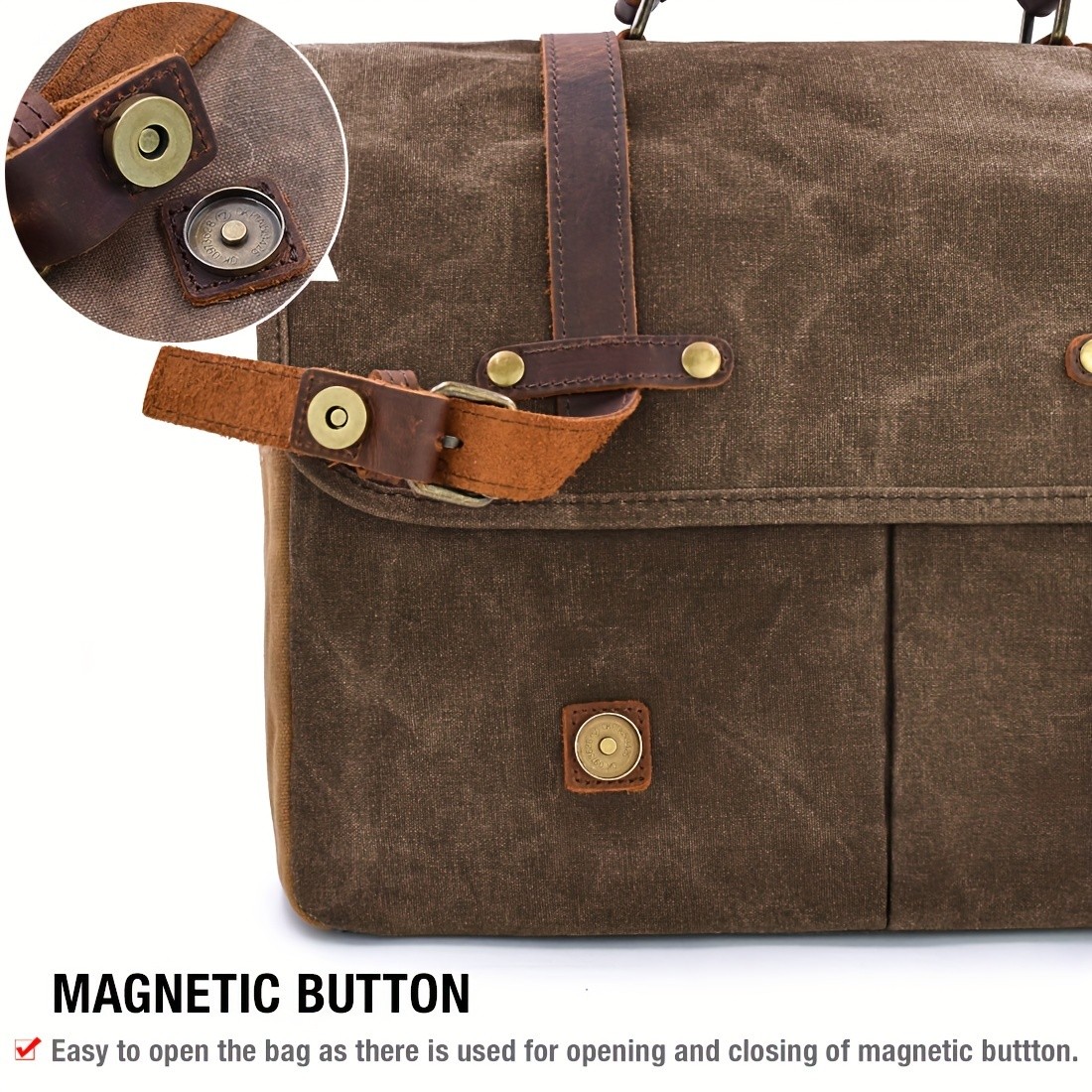 NEWHEY Brown Laptop Backpack Stylish, Durable, and Perfect for Commuting and Travel
