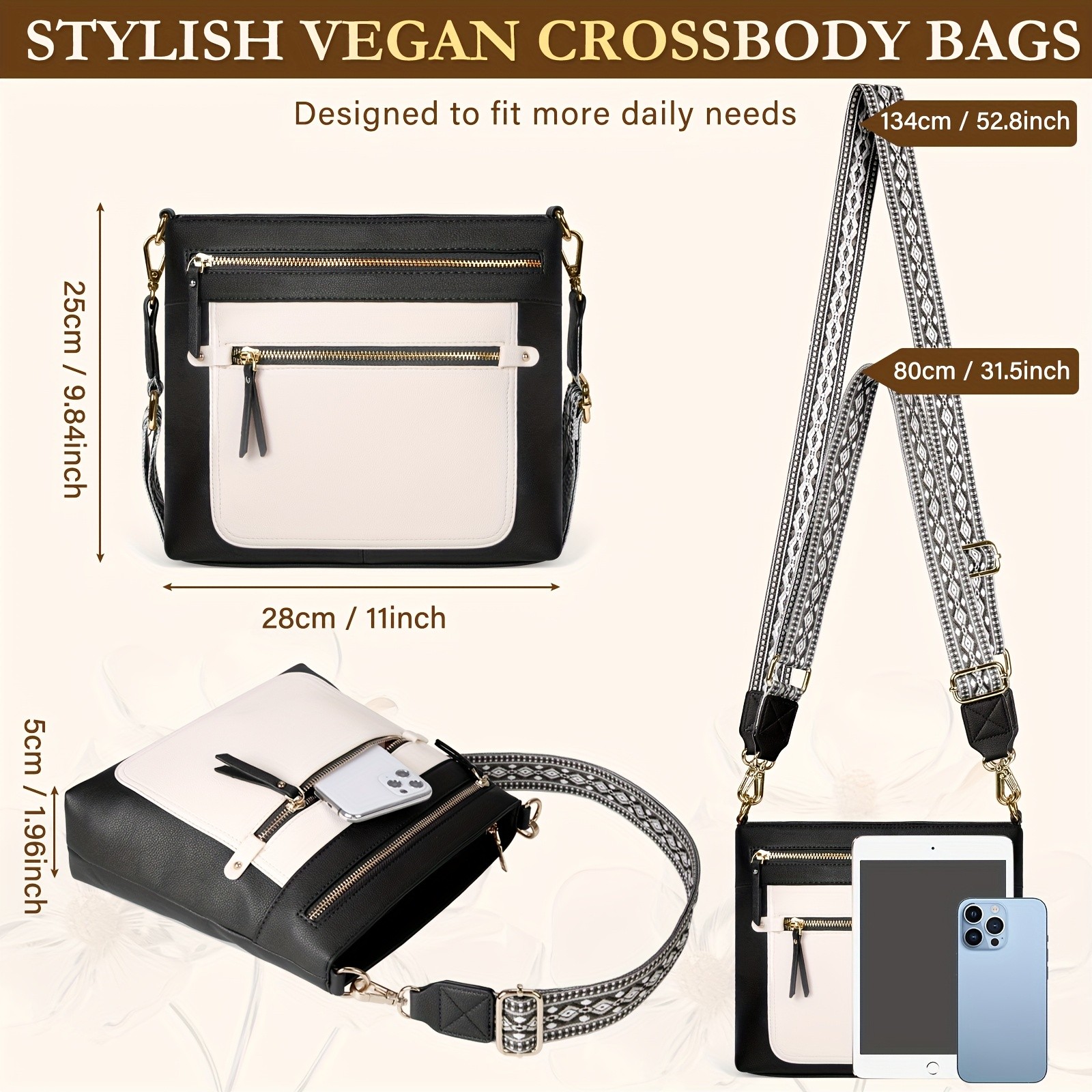 IGOLUMON Womens Crossbody Bag Stylish, Versatile, and Perfect for Everyday Use