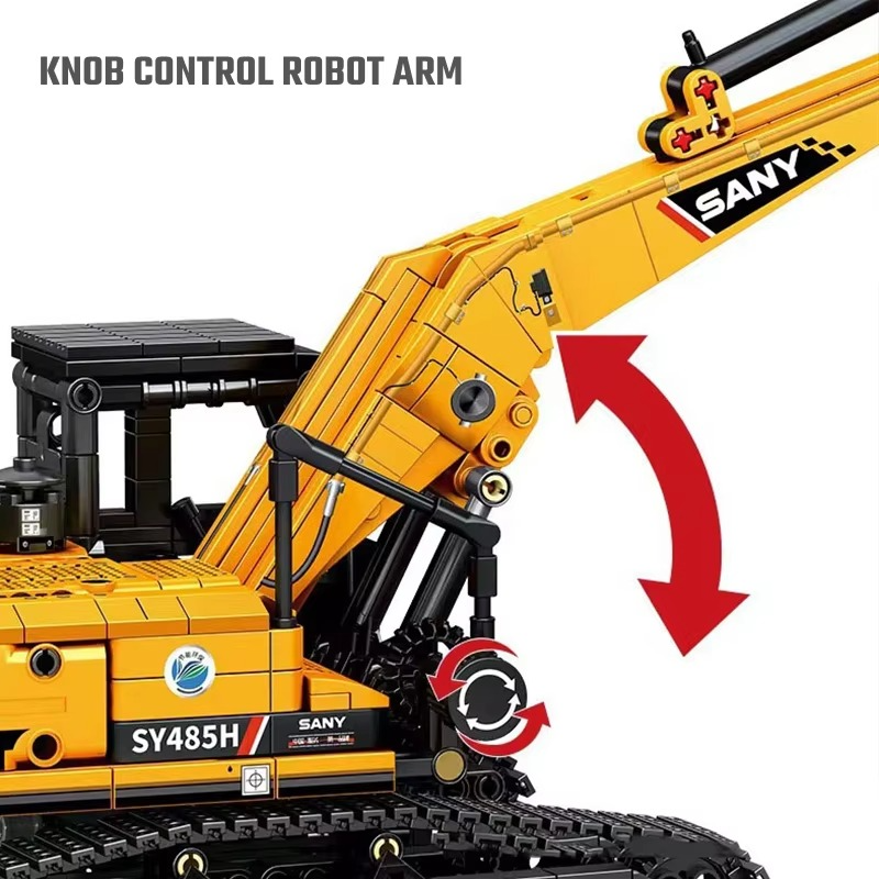 SEMBO BLOCK 1022pcs Excavator Models Building Blocks