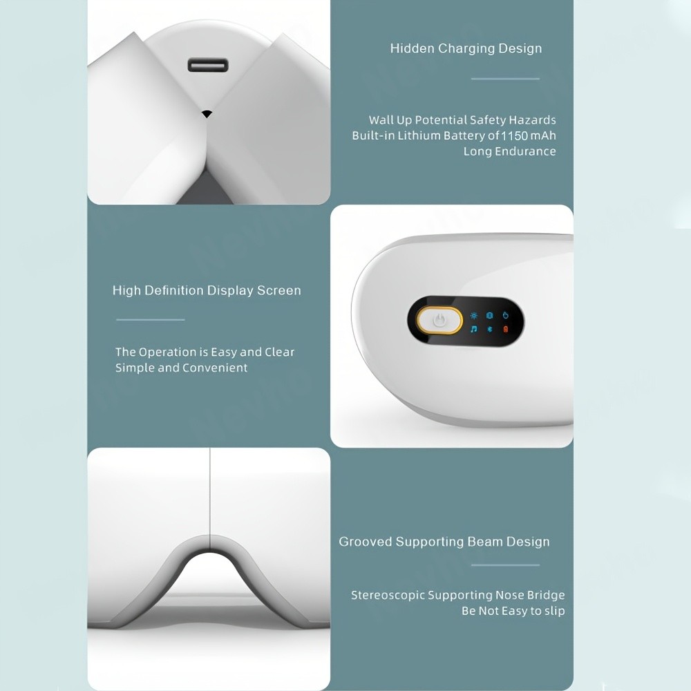 Nevho Foldable Eye Massager with Music