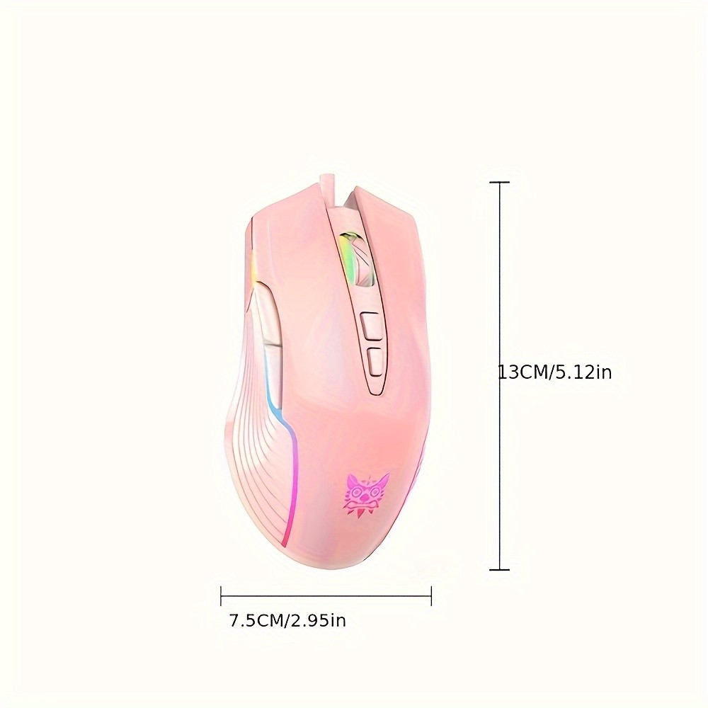 ONIKUMA Silent Mechanical Gaming Mouse  Lightweight, Comfortable, and Customizable for Every Gamer