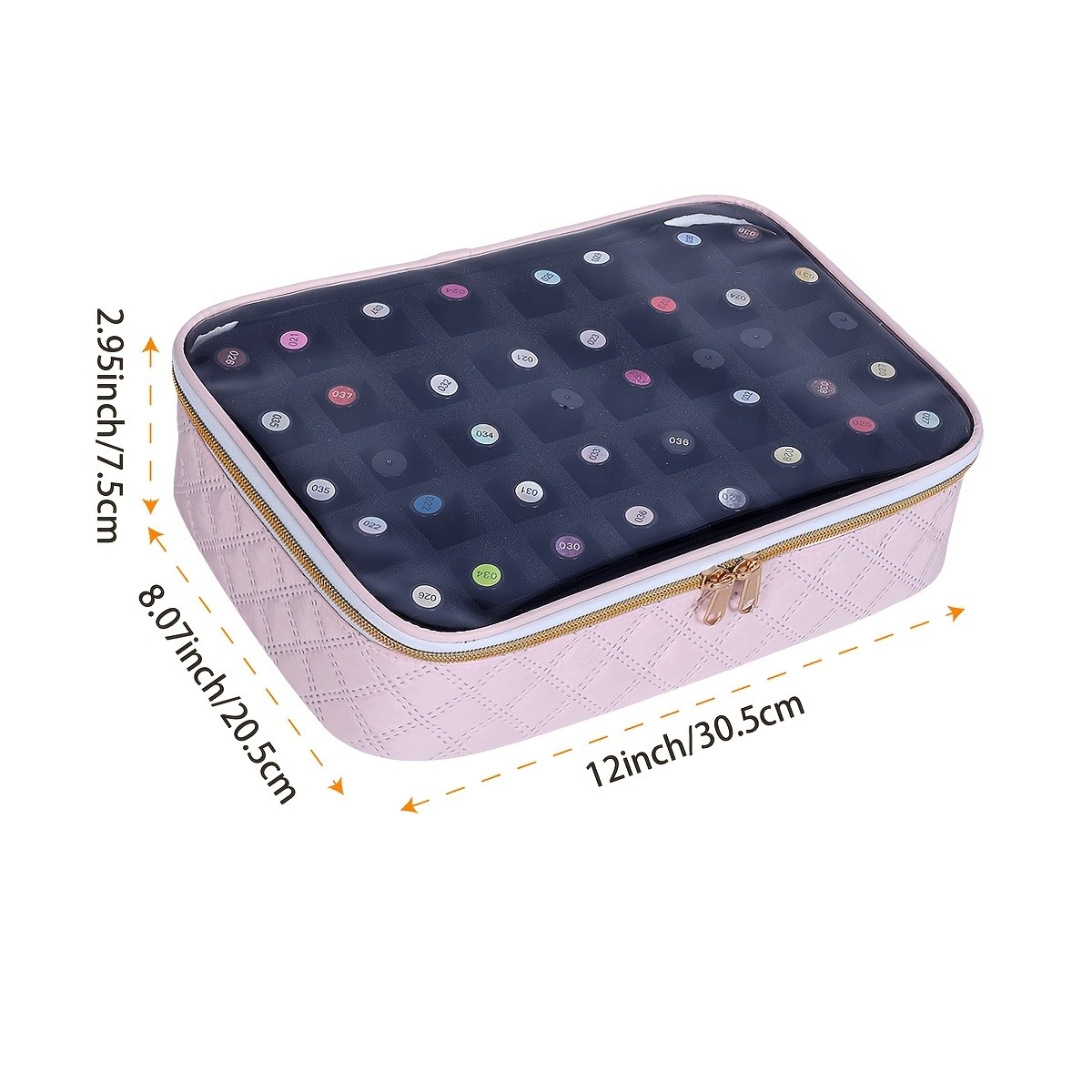 UOZL 40-Bottle Nail Polish Storage Organizer