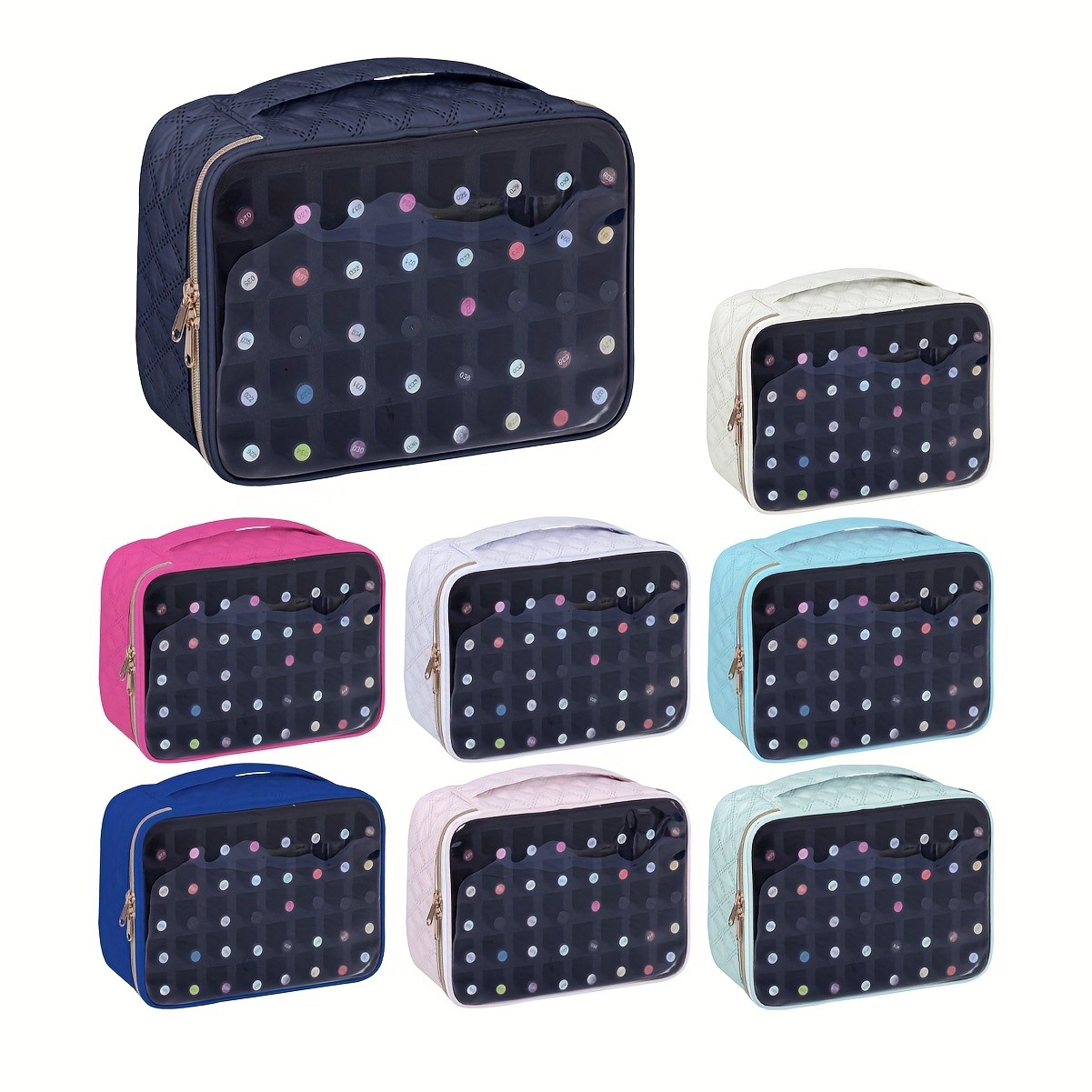 UOZL 40-Bottle Nail Polish Storage Organizer