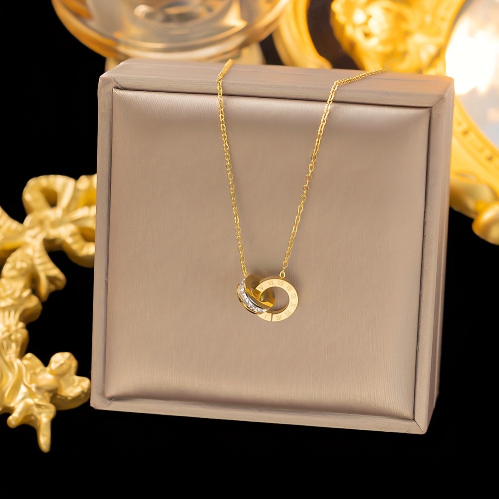 17 MILE Womens 3pcs Minimalist Interlocking Jewelry Set