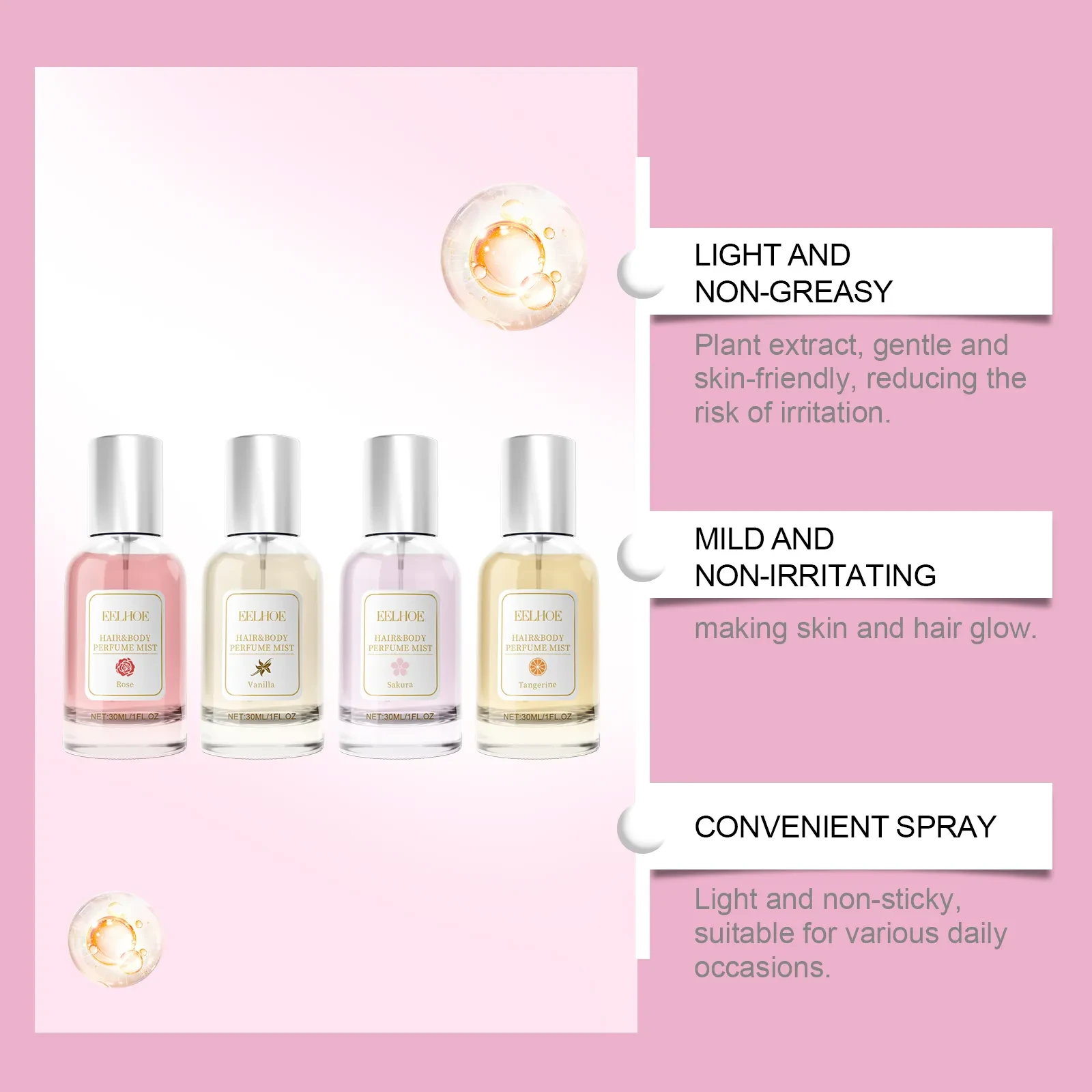 EELHOE Hair & Body Perfume Mist