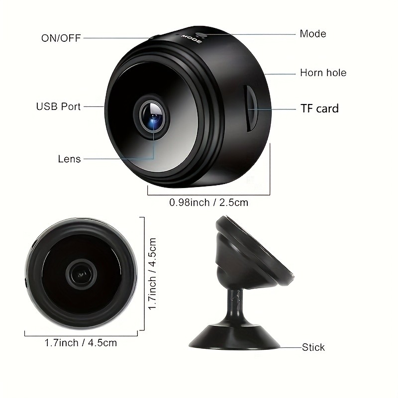 Teruhal 2.4G WiFi Smart Home Security Camera