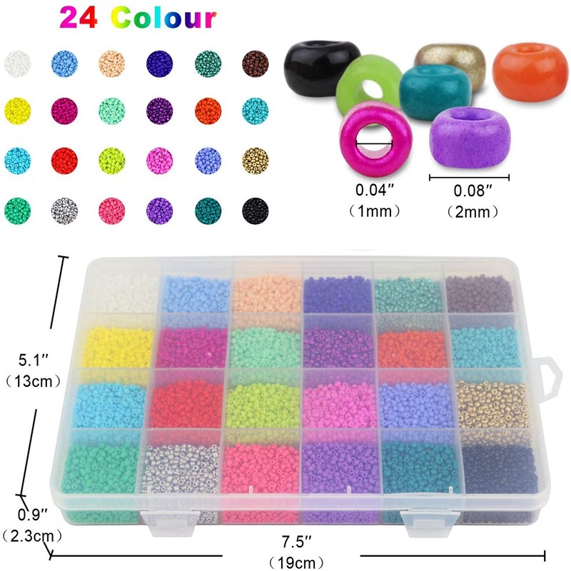 Colorful Glass Seed Beads