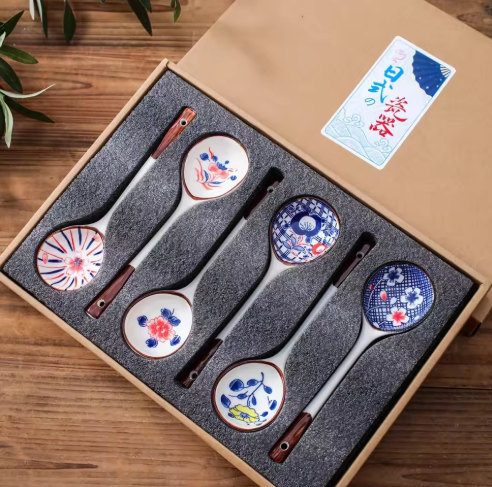 Gift Set Household Ceramic Spoon