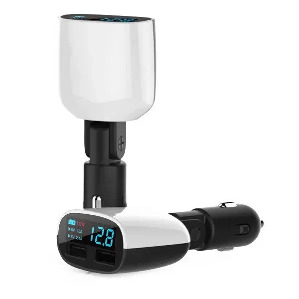 Digital Display Low Voltage Alarm Car Charger