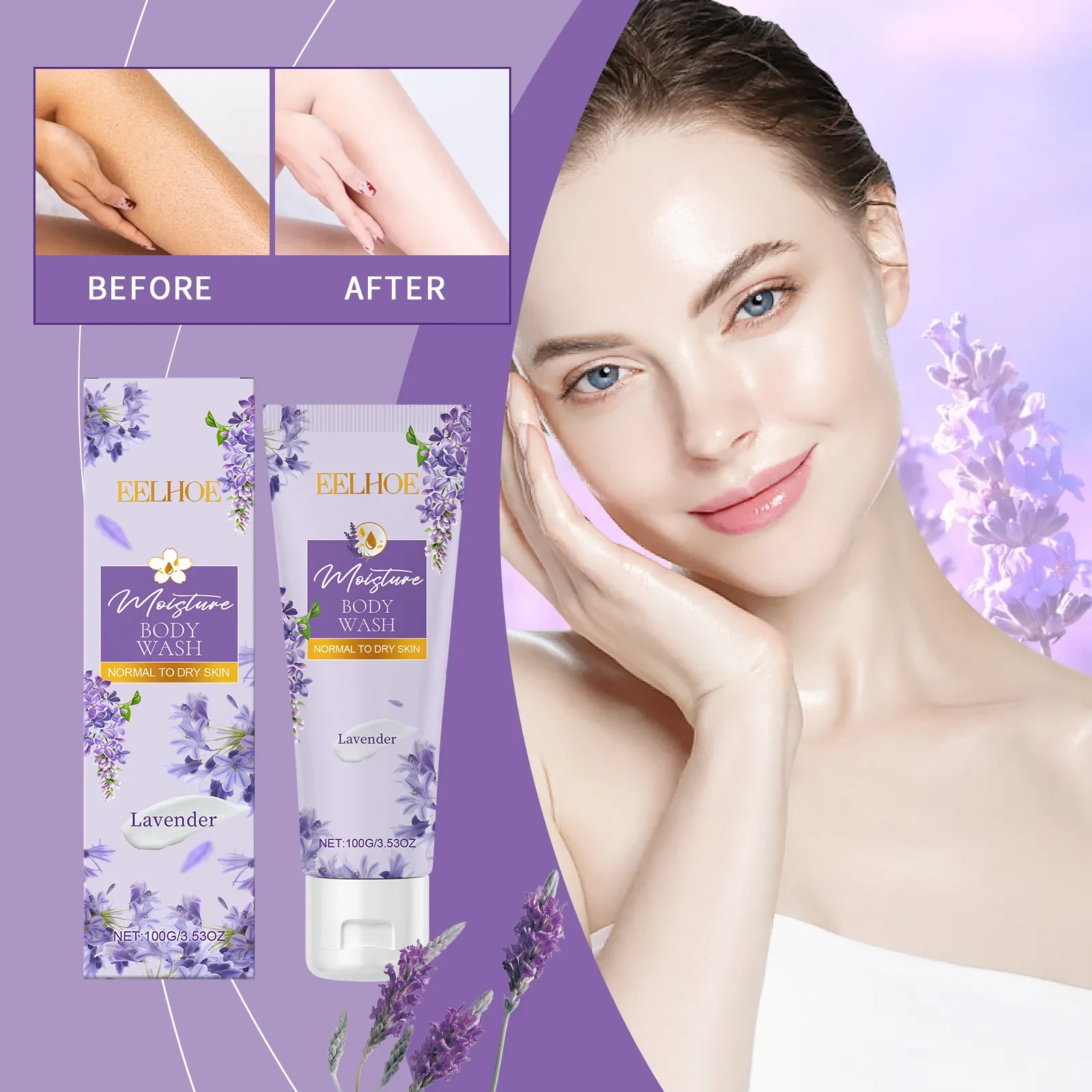 EELHOE Lavender Moisture Body Wash