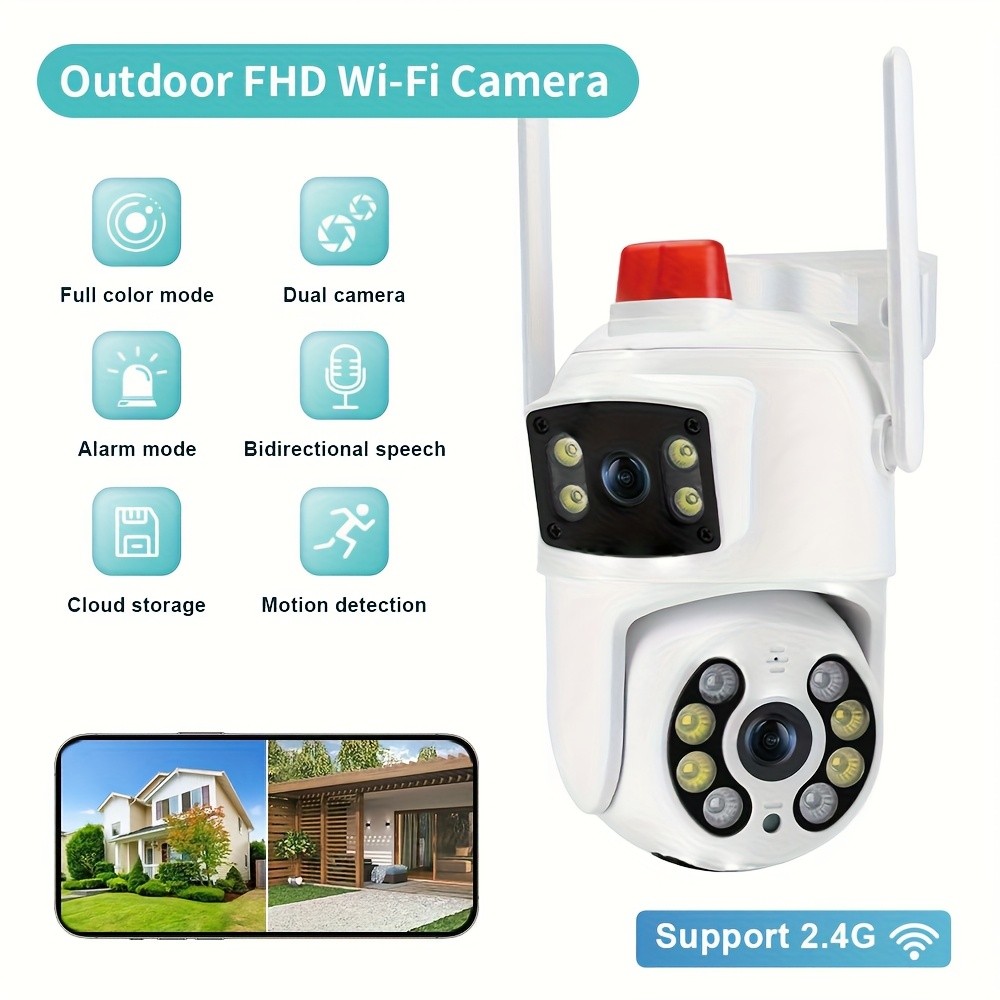 Ziicam 1080P HD Wireless Outdoor Security Camera