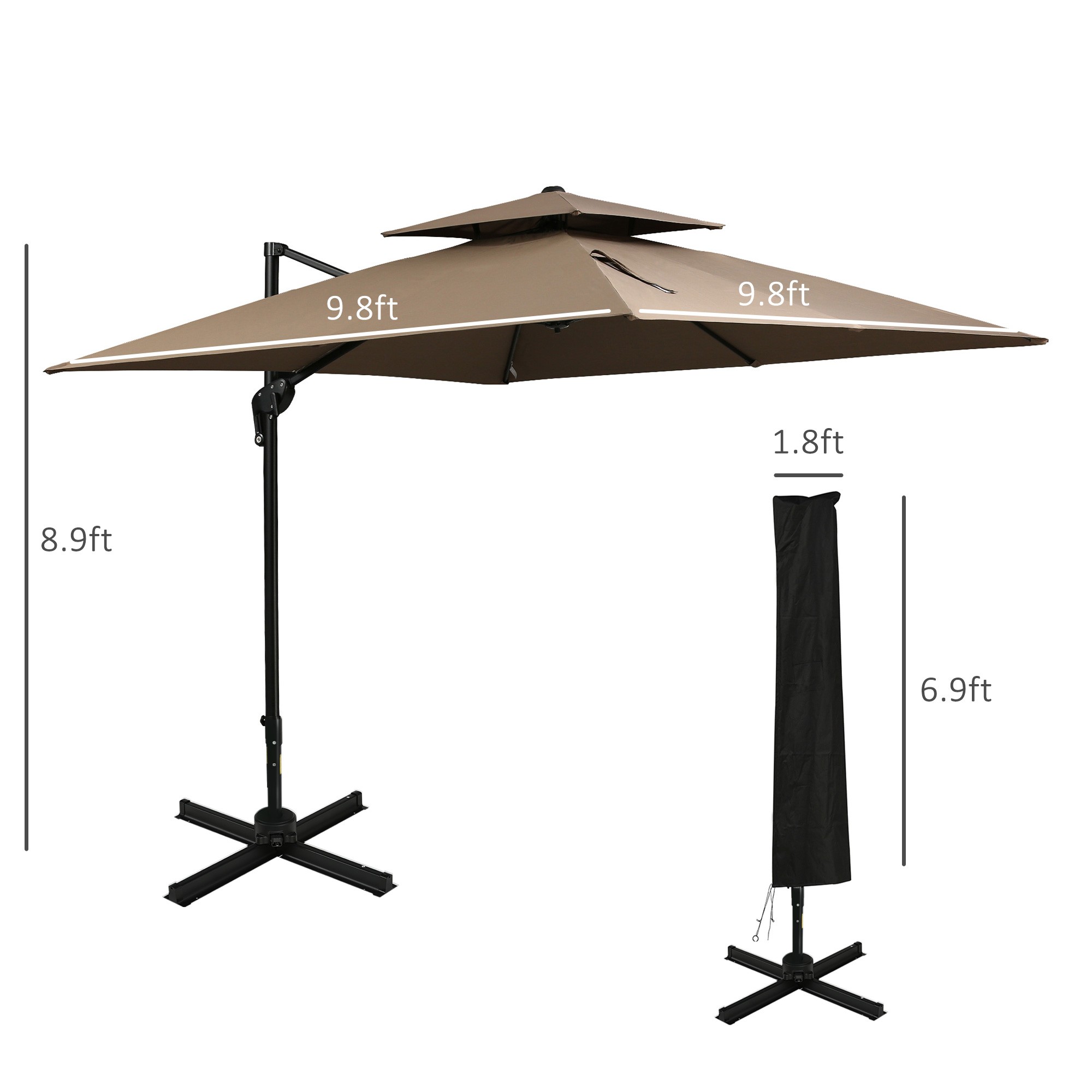 Patio Umbrella With Base