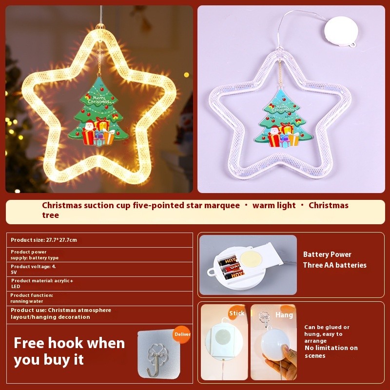 Christmas Pendant Decoration with LED Lights