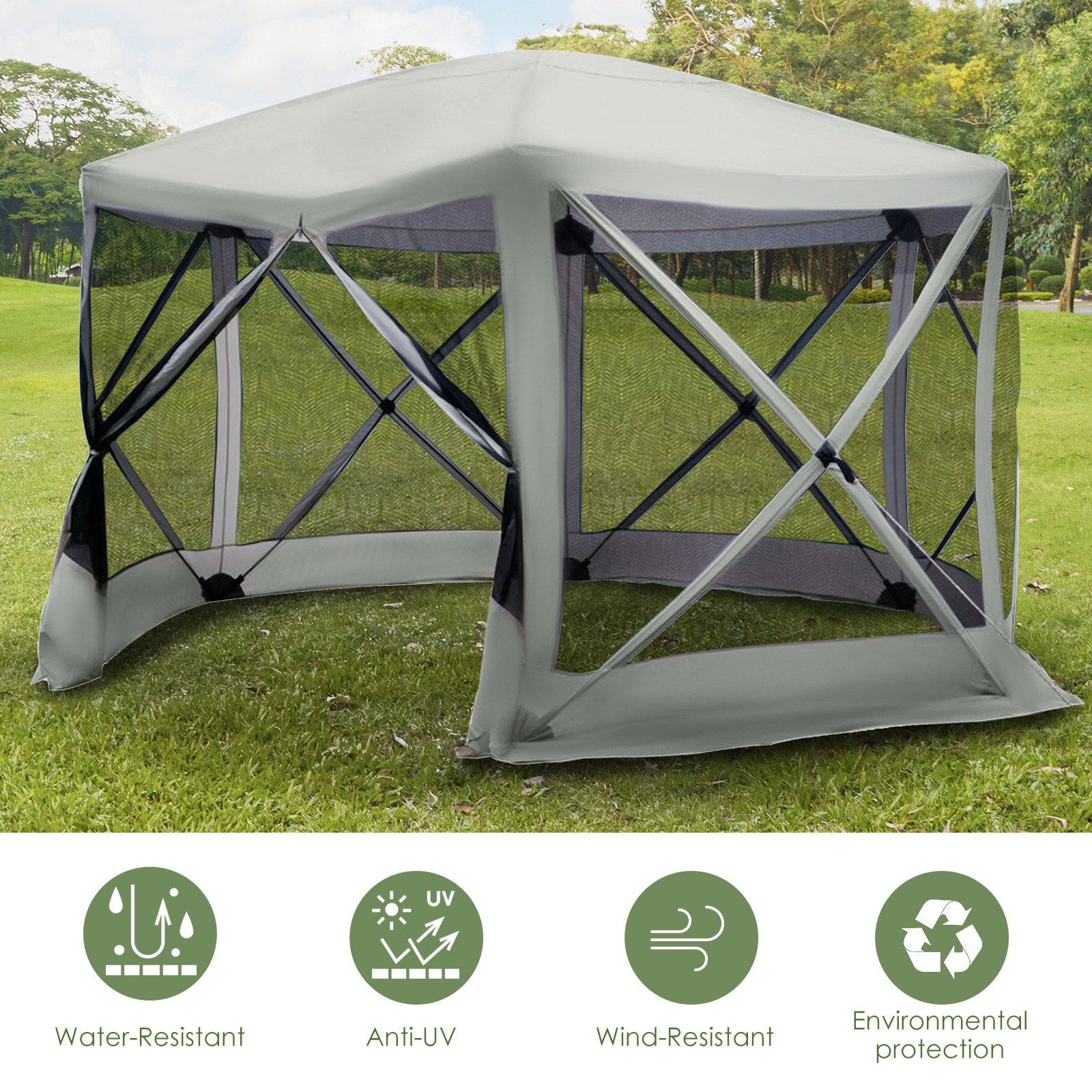Gazebo With Mosquito Netting