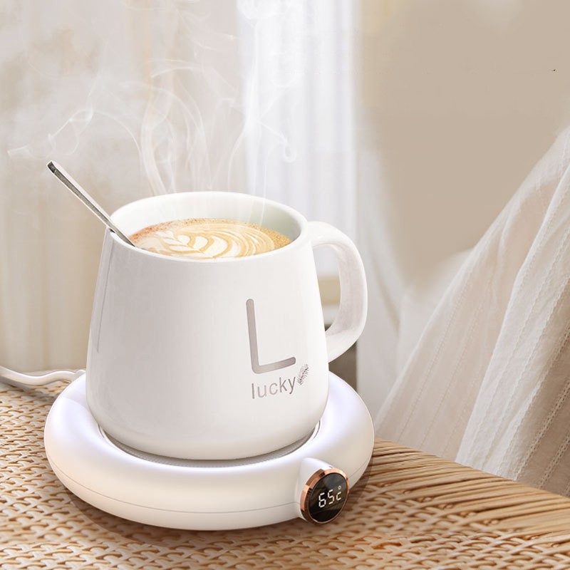 Coffee Mug Warmer Smart Heating Coaster for Constant Temperature and Thermal Insulation