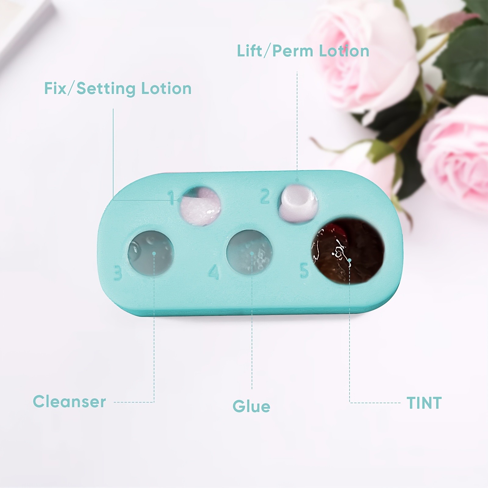 Lomansa Multi-Function Lash Lift and Brow Lamination Silicone Palette Tool