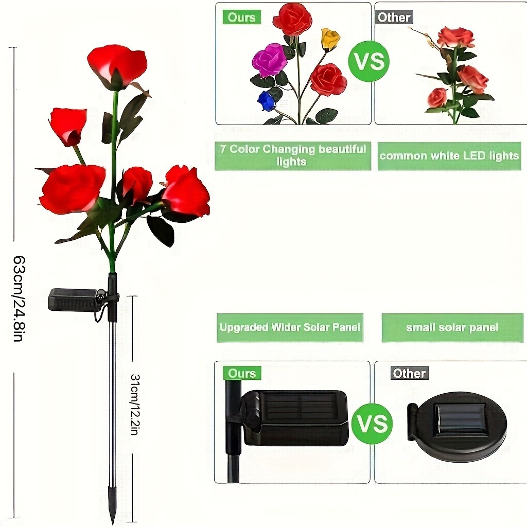 WENMILY Solar Garden Lights