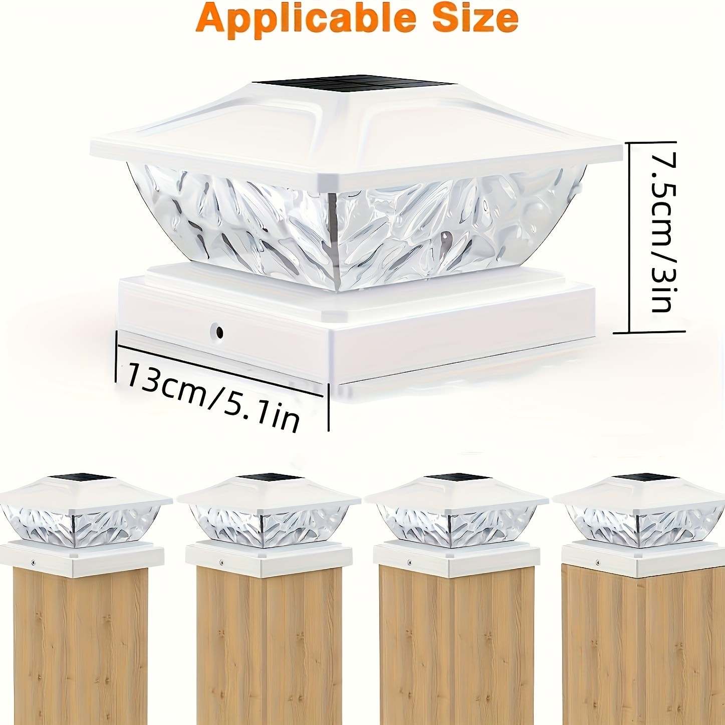 WENMILY Solar Column Lamp