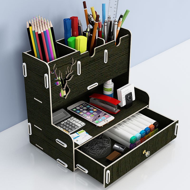 Wood Desk Organizer