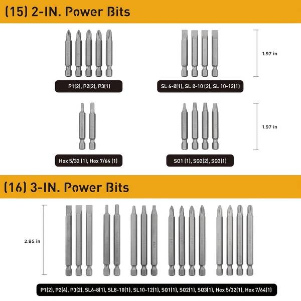236pcs Screwdriver Bit Set Universal Home Hand Tool Kit with Toolbox for DIY and Car Repairs