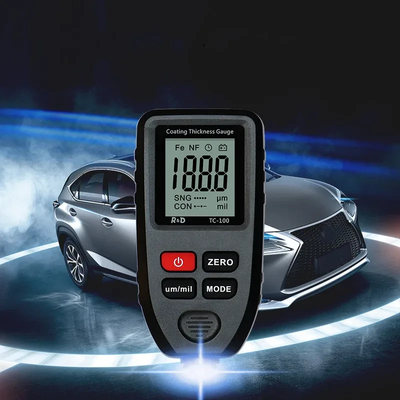 High-precision coating thickness gauge