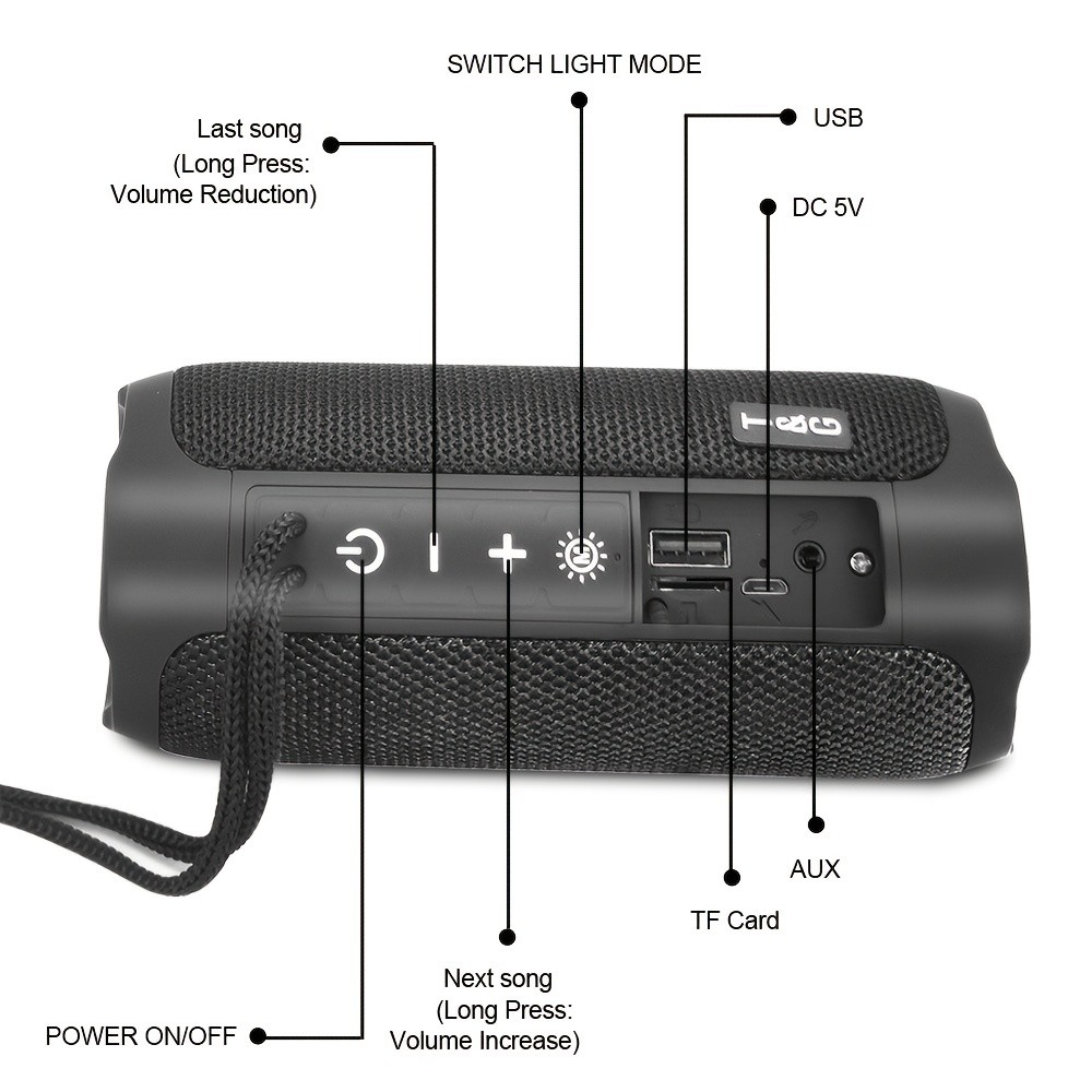 T&G TG227 Outdoor Wireless Subwoofer Speaker Box