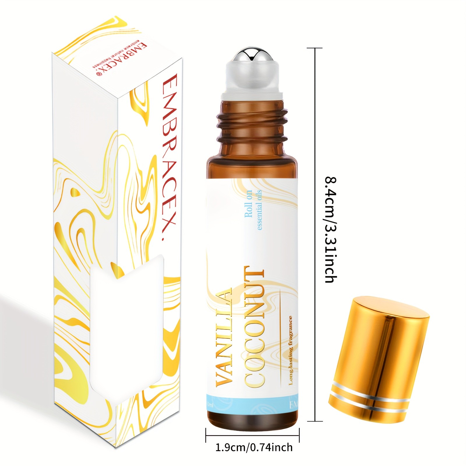 EMBRACEX Vanilla Coconut Roller Massage Oil