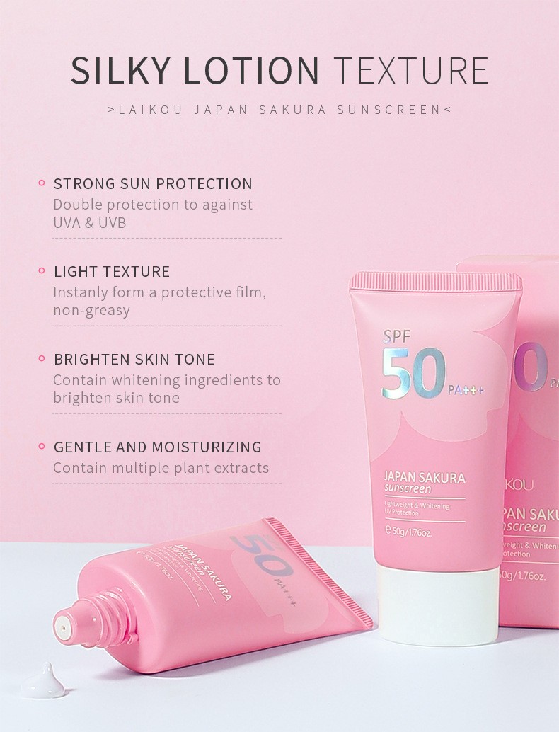 Laikou Japan Sakura Sunscreen Ultimate Protection with SPF 50+