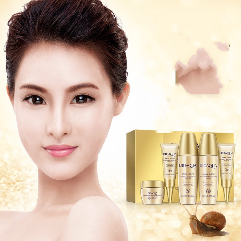 Bioaqua Snail Makeup Skincare Set Travel Size Sample