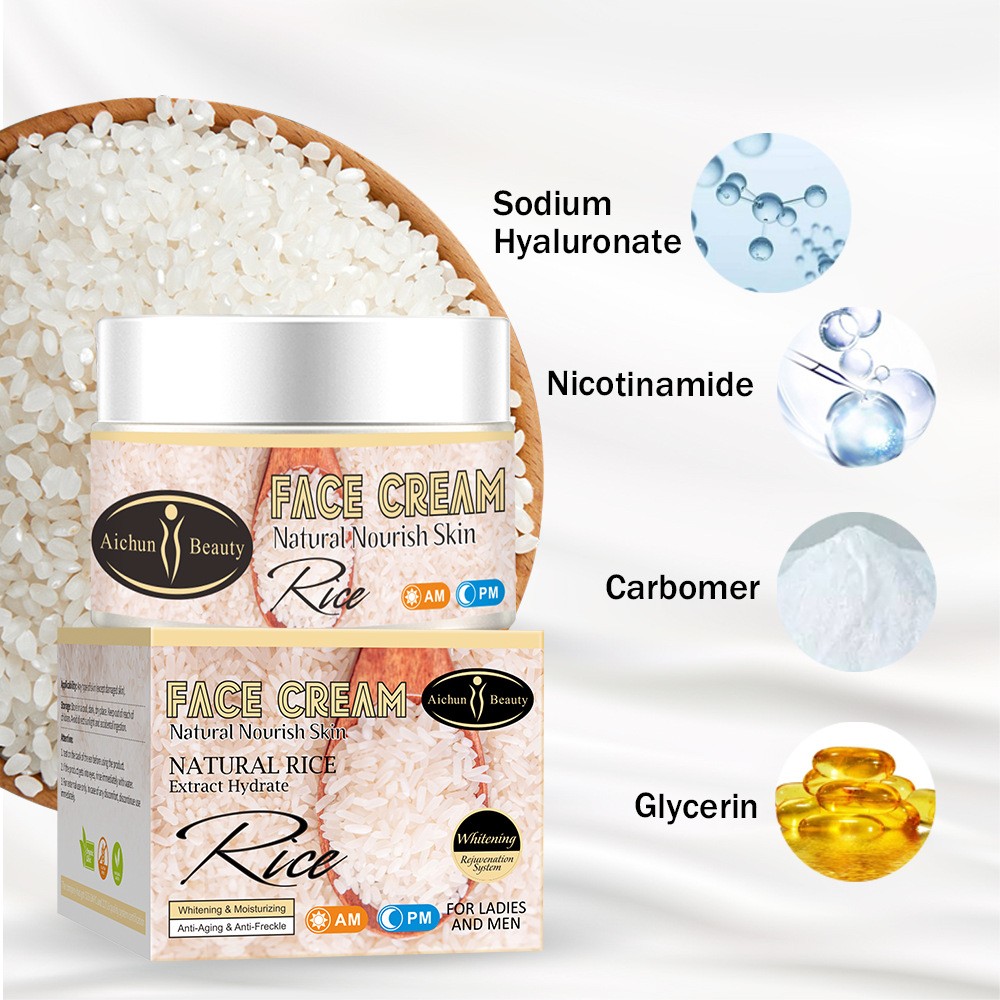 Aichun Beauty Natural Rice Extract Face Cream