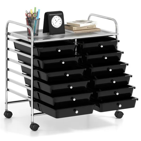 Drawer Rolling Storage Cart