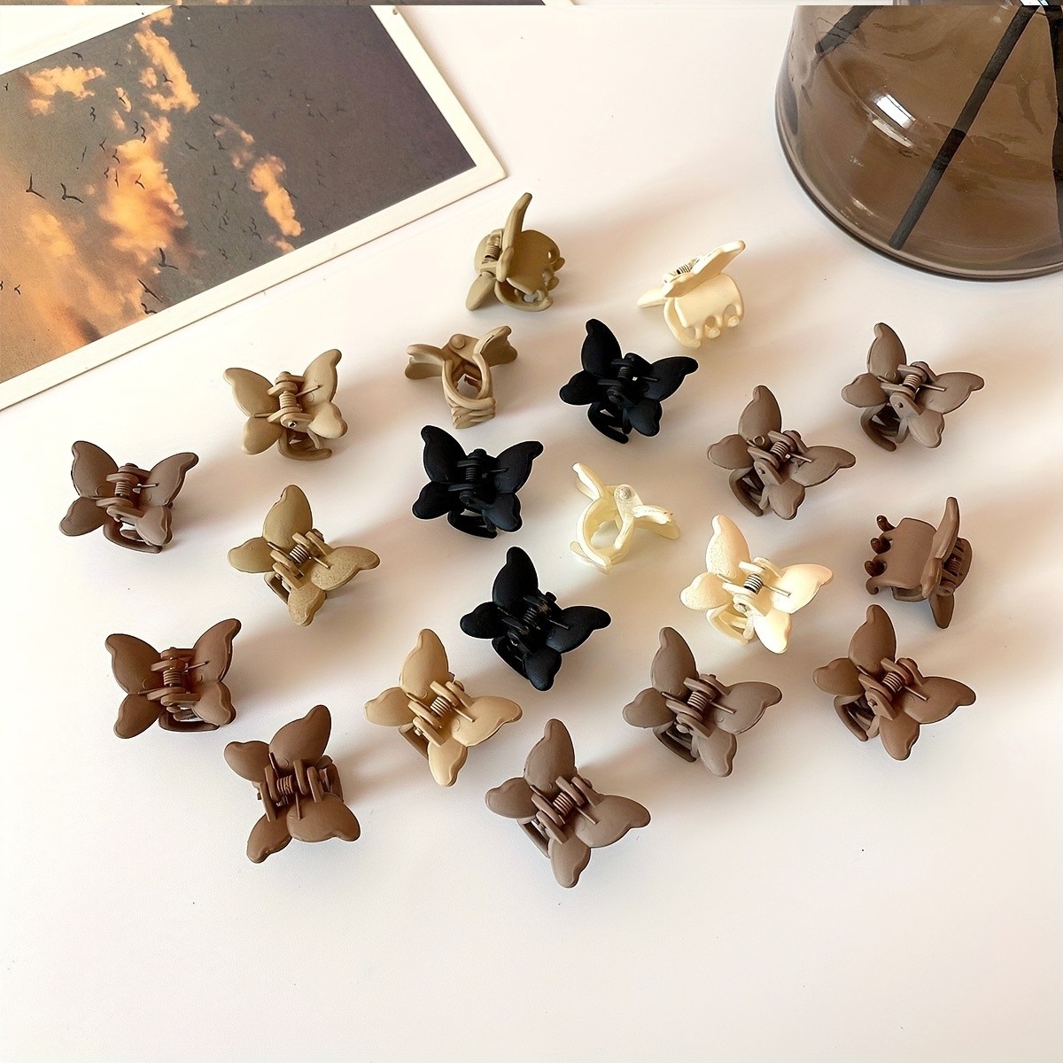 10pcs Elegant Butterfly Hair Clips Set
