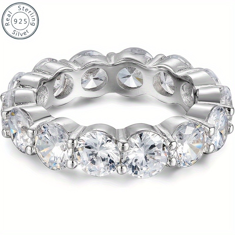 ARTPAGE Moissanite Tennis Ring